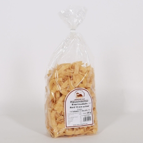 Ein Päckchen Herrnmühle Hausmacher Eiernudeln Bandnudeln 10mm schmal 500 g