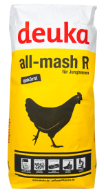 Ein Sack All-mash R gekörnt ohne Cocc.