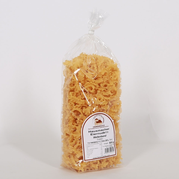 Herrnmühle Hausmacher Eiernudeln Wellenband