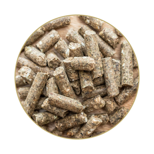 Detailansicht St. Hippolyt Vollwertpellets