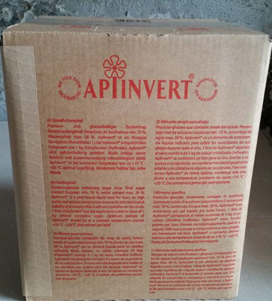 Apiinvert Südzucker Bienenfutter 5x2,5kg Beutel im Karton flüssig - Imkereibedarf - Sirup - Bienenfuttersirup - Bienenbeute - Bienenfutter - Bienen - Futtersirup - Apifonda - Futterteig Apiinvert Südzucker Bienenfutter 5x2,5kg Beutel im Karton flüssig - Imkereibedarf - Sirup - Bienenfuttersirup - Bienenbeute - Bienenfutter - Bienen - Futtersirup - Apifonda - Futterteig